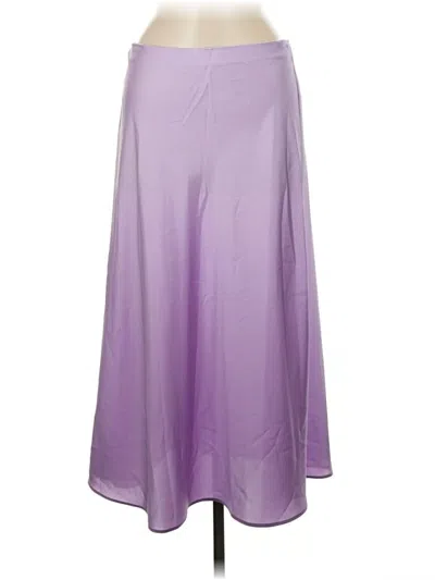Pre-owned Jcrew Formal Skirt In Purple