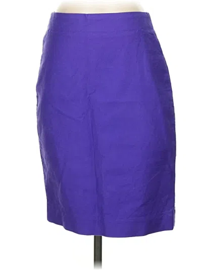 Pre-owned Jcrew Formal Skirt In Purple
