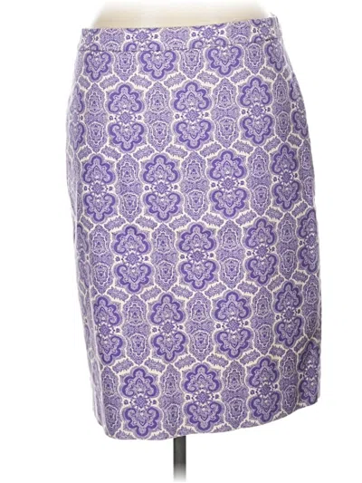 Pre-owned Jcrew Formal Skirt In Purple