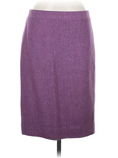 Pre-owned Jcrew Formal Skirt In Purple