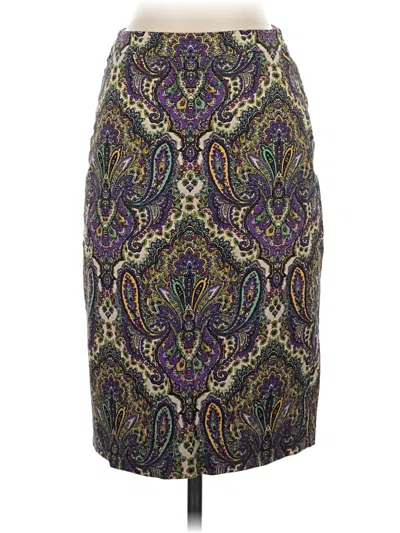 Pre-owned Jcrew Formal Skirt In Purple