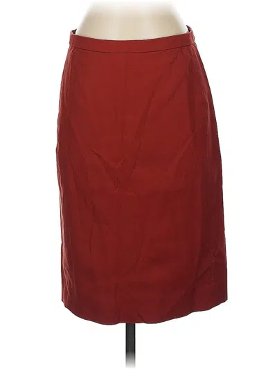 Pre-owned Jcrew Formal Skirt In Red