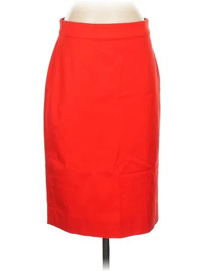 Pre-owned Jcrew Formal Skirt In Red