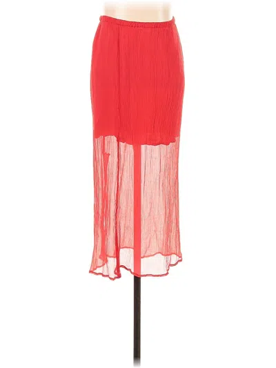 Pre-owned Jcrew Formal Skirt In Red