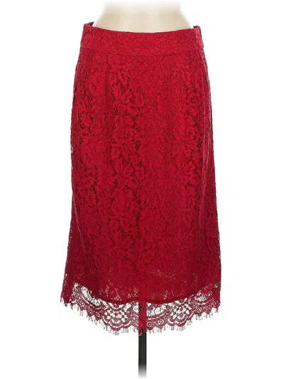 Pre-owned Jcrew Formal Skirt In Red