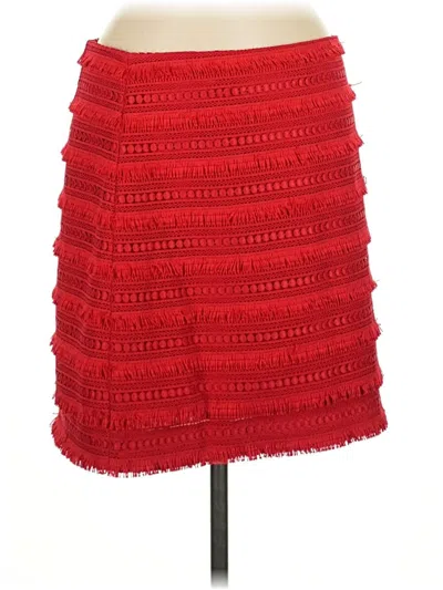Pre-owned Jcrew Formal Skirt In Red