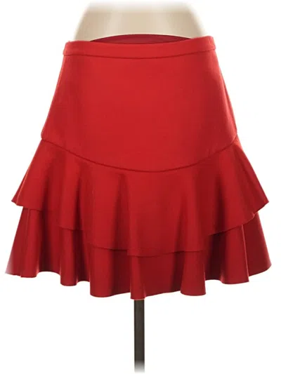 Pre-owned Jcrew Formal Skirt In Red