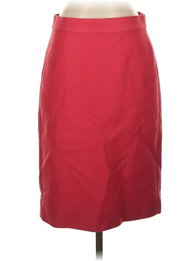 Pre-owned Jcrew Formal Skirt In Red
