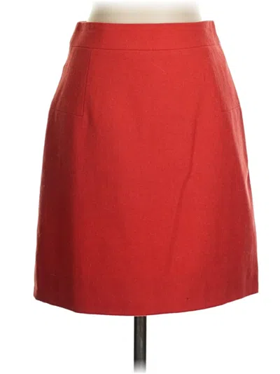 Pre-owned Jcrew Formal Skirt In Red