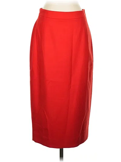Pre-owned Jcrew Formal Skirt In Red