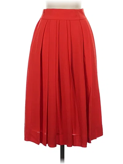 Pre-owned Jcrew Formal Skirt In Red