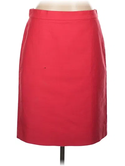 Pre-owned Jcrew Formal Skirt In Red