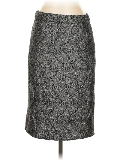 Pre-owned Jcrew Formal Skirt In Silver