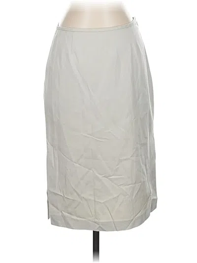 Pre-owned Jcrew Formal Skirt In Silver