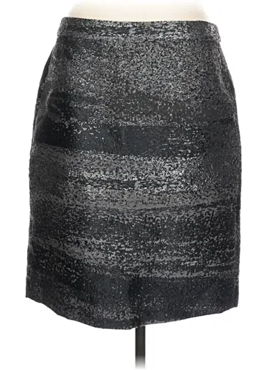 Pre-owned Jcrew Formal Skirt In Silver