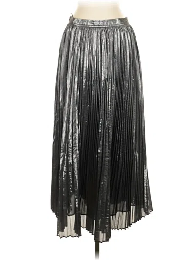 Pre-owned Jcrew Formal Skirt In Silver