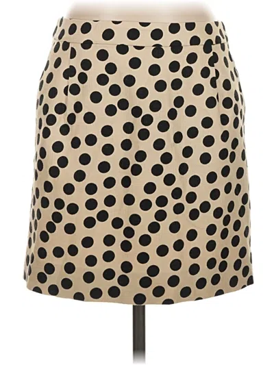 Pre-owned Jcrew Formal Skirt In Tan