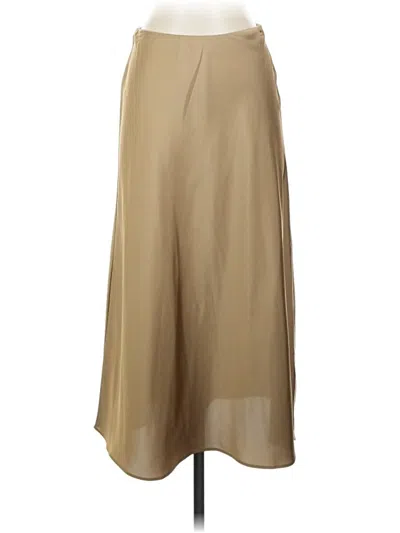 Pre-owned Jcrew Formal Skirt In Tan