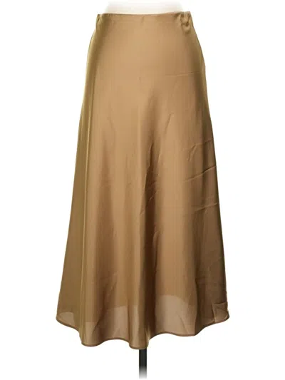 Pre-owned Jcrew Formal Skirt In Tan