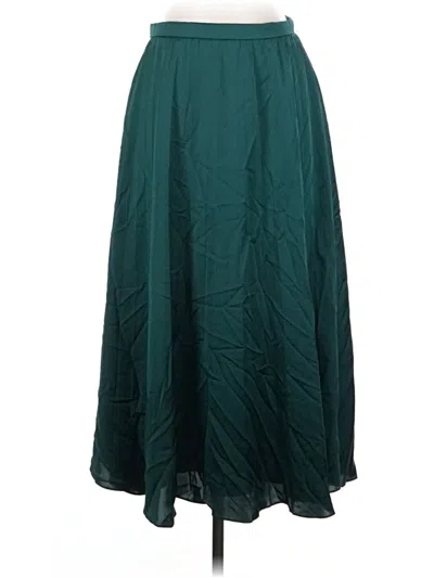 Pre-owned Jcrew Formal Skirt In Teal