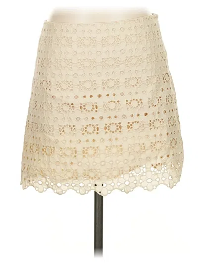 Pre-owned Jcrew Formal Skirt In White
