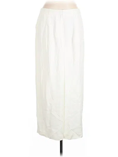 Pre-owned Jcrew Formal Skirt In White