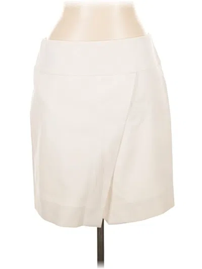 Pre-owned Jcrew Formal Skirt In White