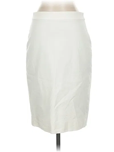 Pre-owned Jcrew Formal Skirt In White