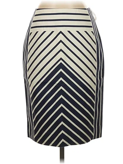Pre-owned Jcrew Formal Skirt In White