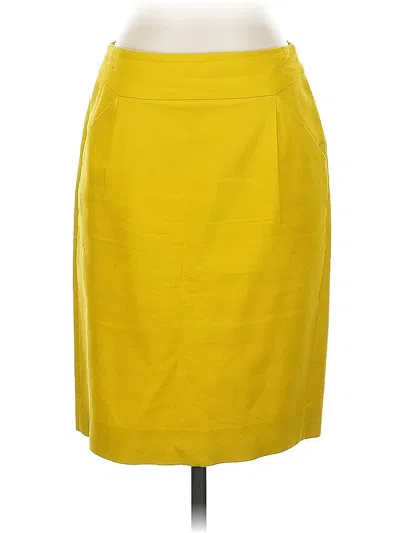 Pre-owned Jcrew Formal Skirt In Yellow