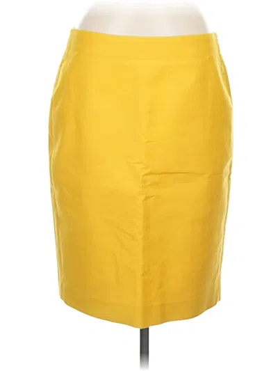 Pre-owned Jcrew Formal Skirt In Yellow