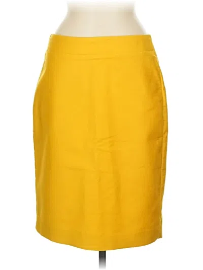 Pre-owned Jcrew Formal Skirt In Yellow