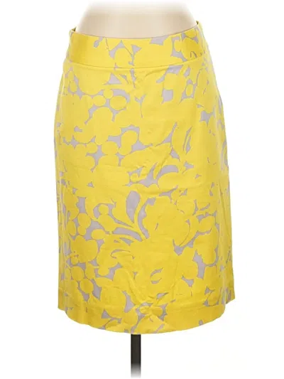 Pre-owned Jcrew Formal Skirt In Yellow