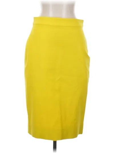 Pre-owned Jcrew Formal Skirt In Yellow