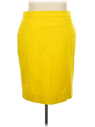 Pre-owned Jcrew Formal Skirt In Yellow