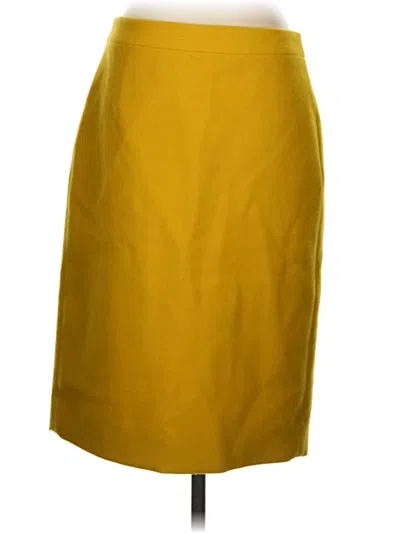 Pre-owned Jcrew Formal Skirt In Yellow