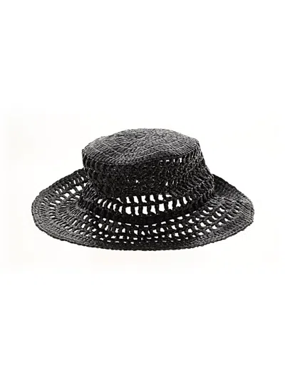 Pre-owned Jcrew Hat In Black