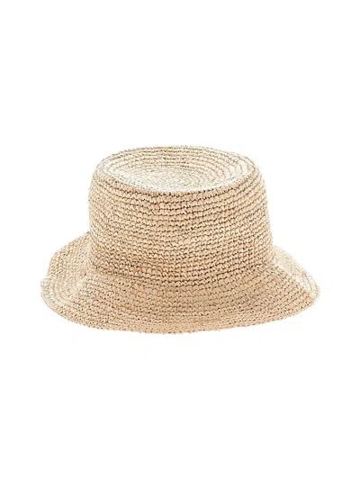 Pre-owned Jcrew Hat In Tan