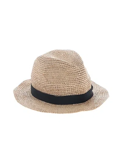 Pre-owned Jcrew Hat In Tan