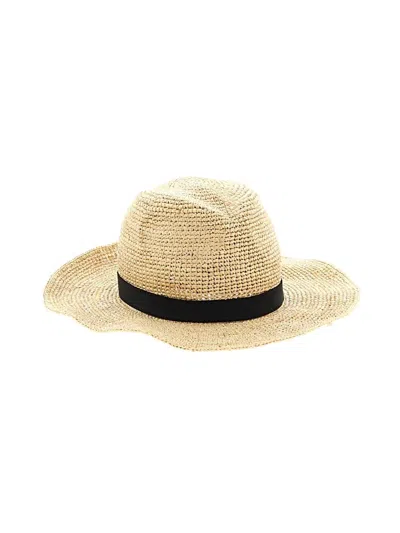 Pre-owned Jcrew Hat In Tan