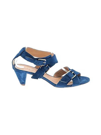 Pre-owned Jcrew Heels In Blue