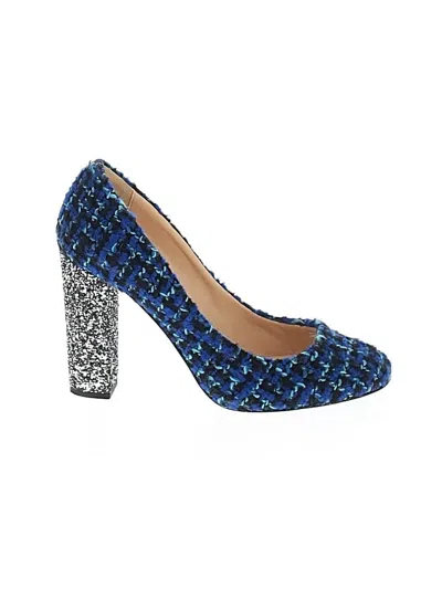 Pre-owned Jcrew Heels In Blue