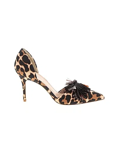 Pre-owned Jcrew Heels In Brown
