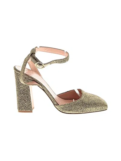 Pre-owned Jcrew Heels In Gold