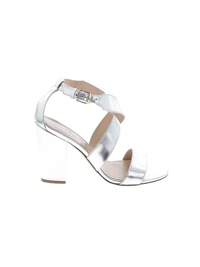 Pre-owned Jcrew Heels In Silver