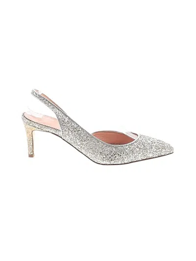 Pre-owned Jcrew Heels In Silver