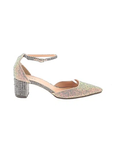 Pre-owned Jcrew Heels In Silver