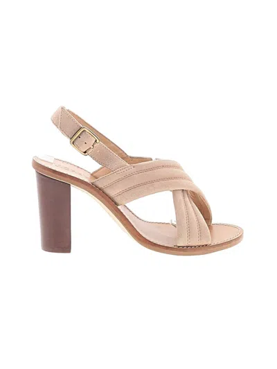 Pre-owned Jcrew Heels In Tan