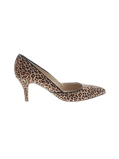 Pre-owned Jcrew Heels In Tan