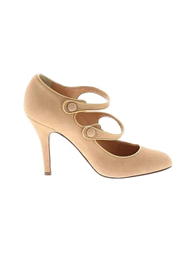 Pre-owned Jcrew Heels In Tan